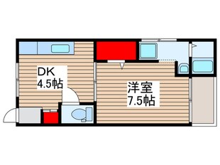 コーポ誠の物件間取画像